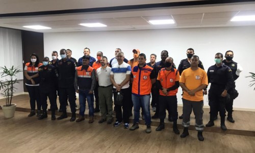 Agentes da Defesa Civil de Porto Real participam de treinamento no Senai